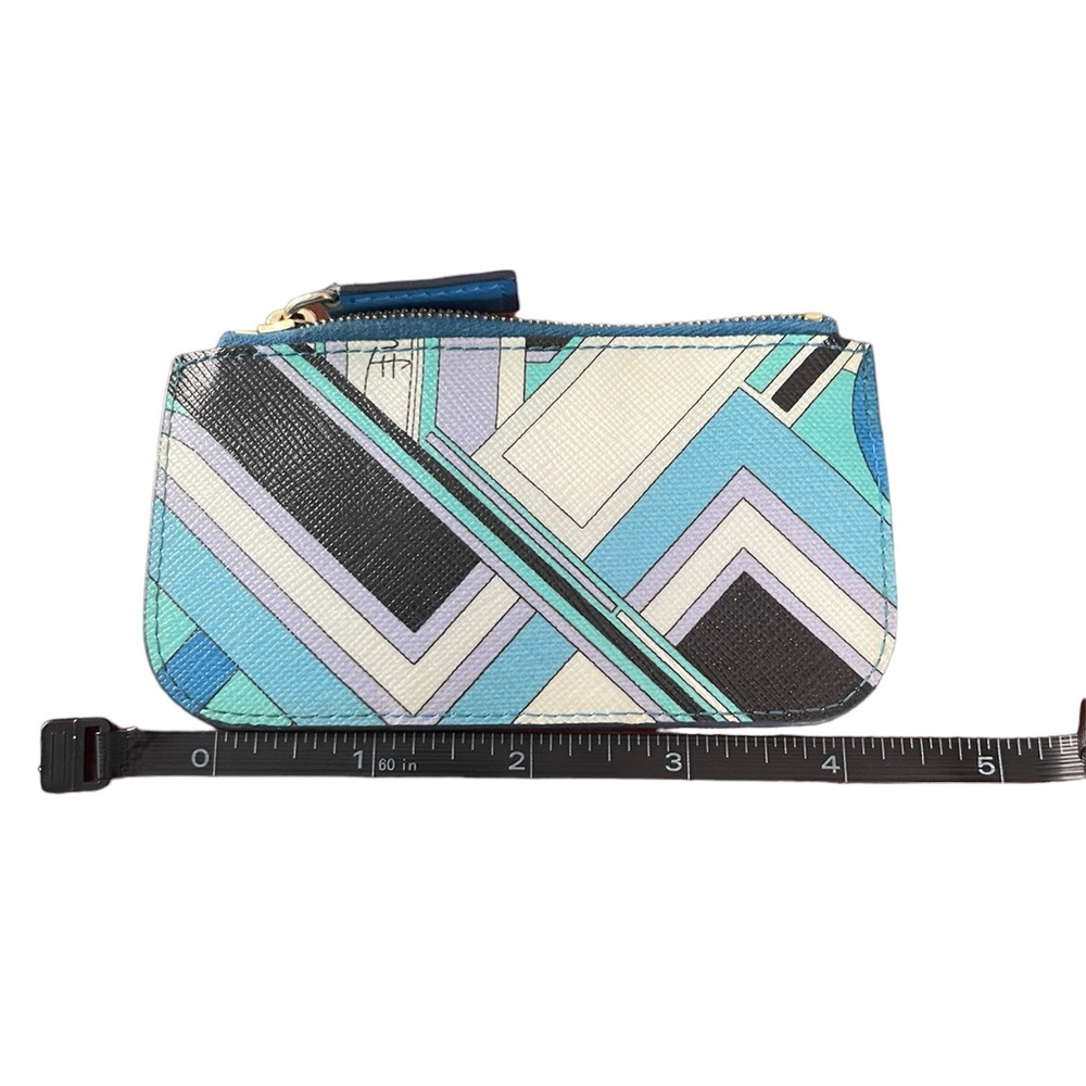 BNWOT Authentic Emilio Pucci Credit Card Wallet w/Keychain